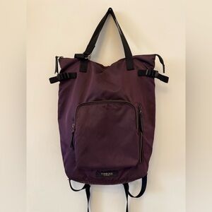 Timbuk2 Dark Purple Tote Backpack